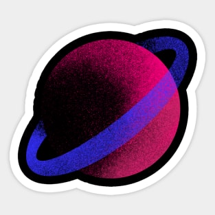 Pink Planet Sticker